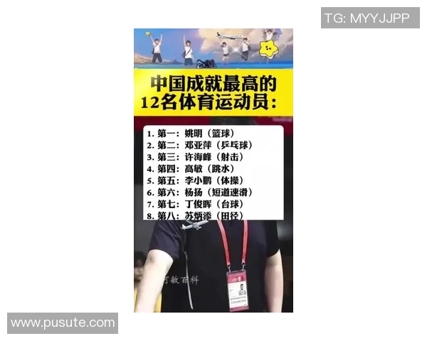 中国五大体育明星排行榜揭晓他们的成就与影响力分析